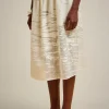 Best Sale Liviana conti Gonna Devore' Bianco