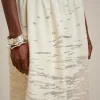 Best Sale Liviana conti Gonna Devore' Bianco