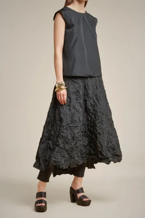 Cheap Liviana conti Gonna Taffeta' Nero