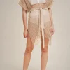 Discount Liviana conti Kimono Rete Laminata Oro