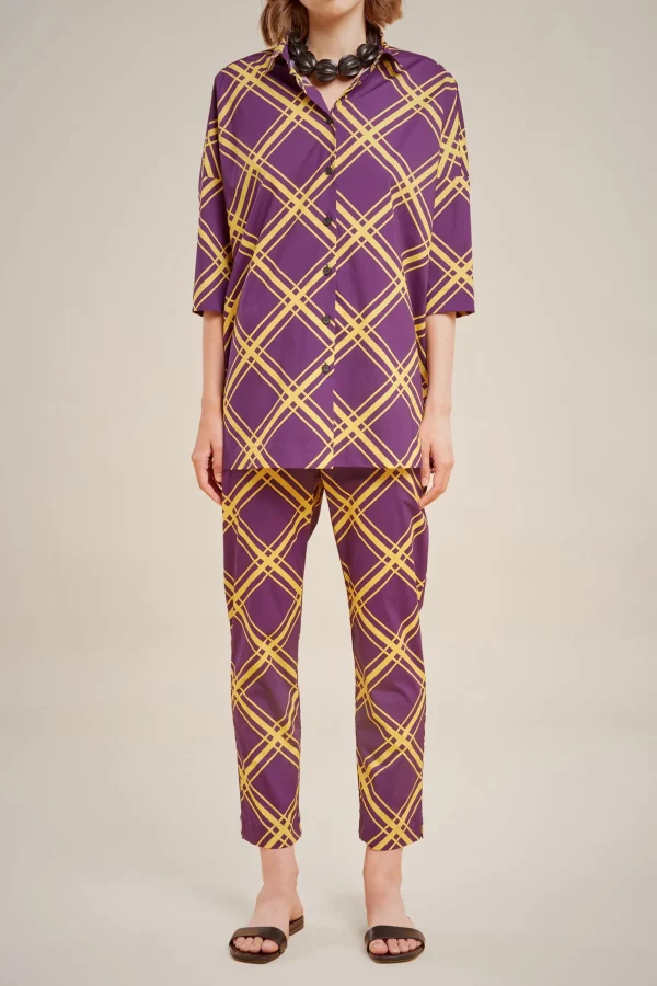 Hot Liviana conti Leggings Viola Tricolor | Pois Bosco/Aloe | Check Bacca | Pois Bianco/Calce