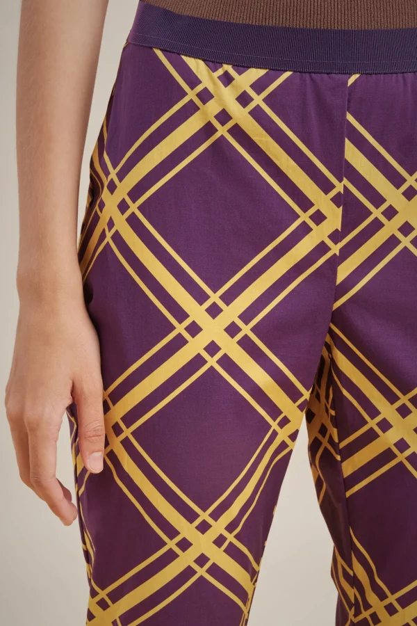 Hot Liviana conti Leggings Viola Tricolor | Pois Bosco/Aloe | Check Bacca | Pois Bianco/Calce