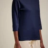 Outlet Liviana conti Maglia A Barchetta Notte | Latte D'Avena | Nero