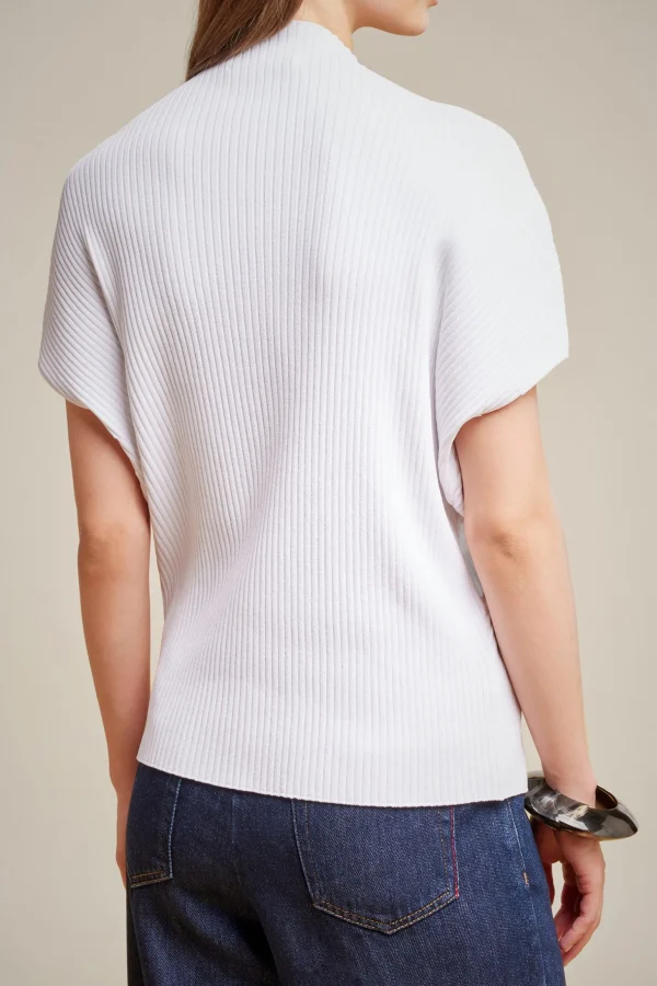Cheap Liviana conti Maglia A Coste Bianco