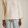 maglia_a_coste_4.webp Best Sale Liviana conti Maglia A Coste Bianco | Corno | Bacca Di Goji | Marea