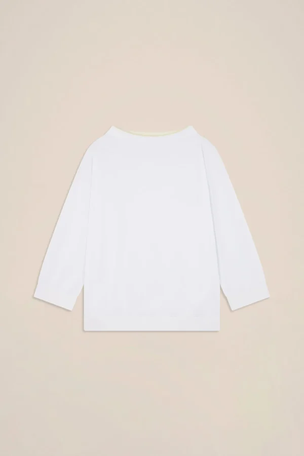 Fashion Liviana conti Maglia Bordi Double Bianco/Corno | Bacca Di Goji/Fuxia | Notte/Uva | Notte