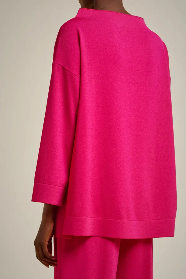 Fashion Liviana conti Maglia Bordi Double Bianco/Corno | Bacca Di Goji/Fuxia | Notte/Uva | Notte