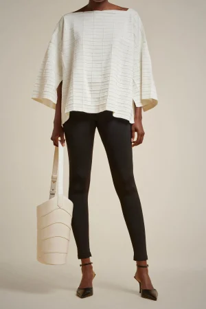 Cheap Liviana conti Maglia Geometrica Bianco | Nero