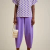 Fashion Liviana conti Maglia Jacquard Onde Corno/Uva