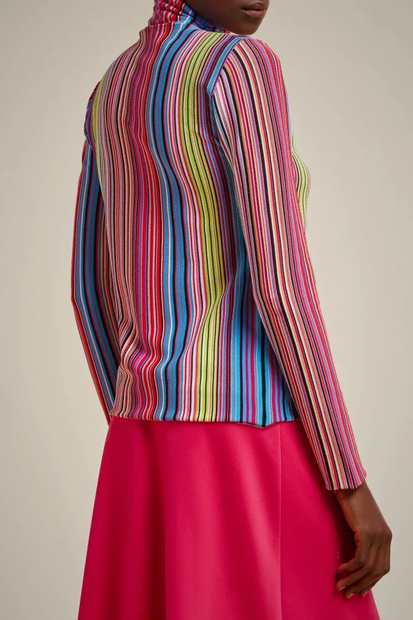 Best Liviana conti Maglia Multicolor Riga Multicolor