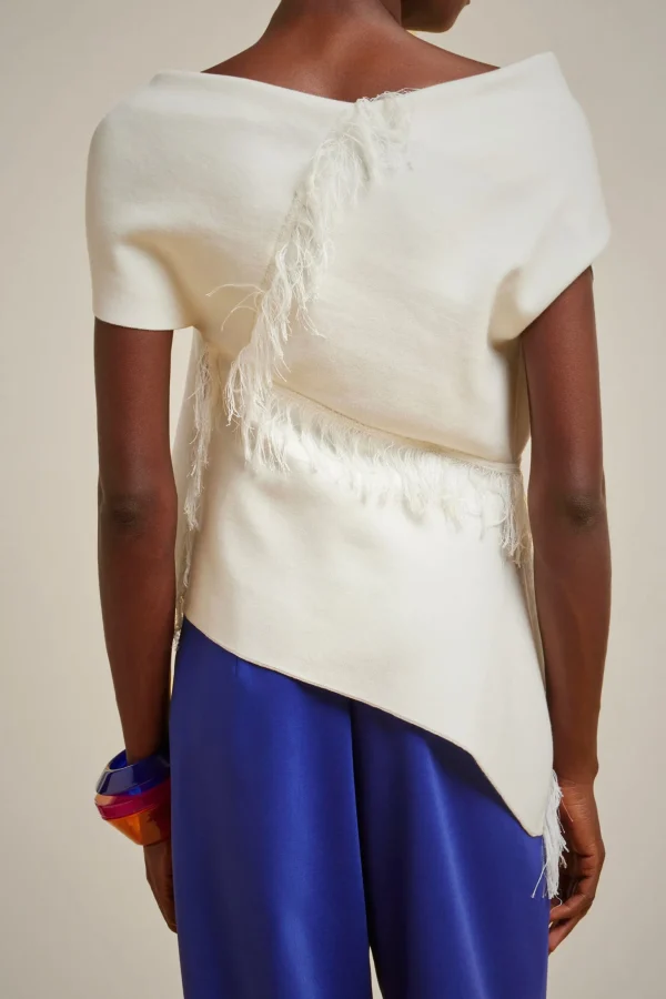 Best Liviana conti Maglia Simmetrica Bianco | Nero