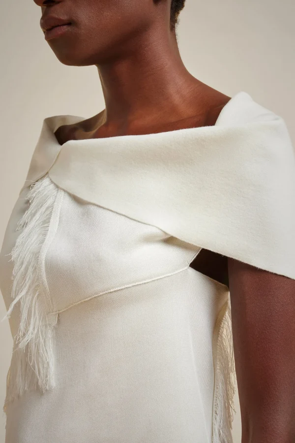 Best Liviana conti Maglia Simmetrica Bianco | Nero