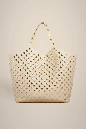 maxi_tote_borchie_0.webp Cheap Liviana conti Maxi Tote Borchie Argilla | Nero