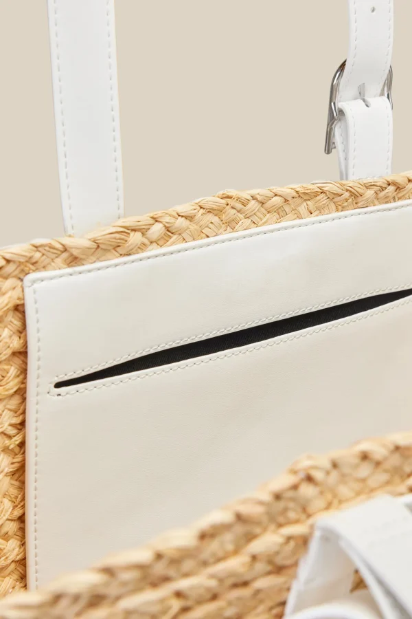 maxi_tote_rafia_4.webp Hot Liviana conti Maxi Tote Rafia Naturale/Bianco | Naturale/Nero | Naturale/Ossido