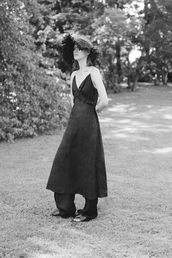 Cheap Liviana conti Maxi Visiera Rafia Nero