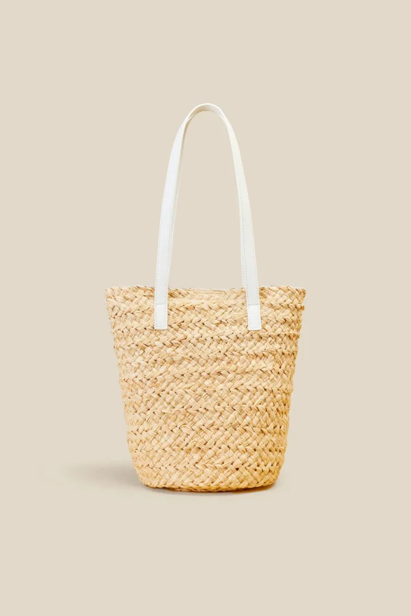 mini_tote_rafia_0.webp Sale Liviana conti Mini Tote Rafia Naturale/Bianco | Naturale/Nero