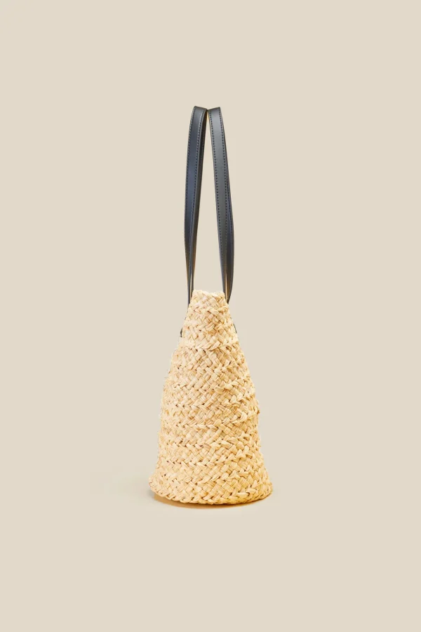 mini_tote_rafia_6.webp Sale Liviana conti Mini Tote Rafia Naturale/Bianco | Naturale/Nero