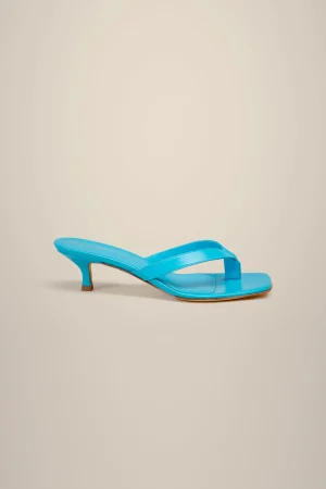 Clearance Liviana conti Mule Infradito Acqua | Cuoio | Nero