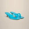 Clearance Liviana conti Mule Infradito Acqua | Cuoio | Nero