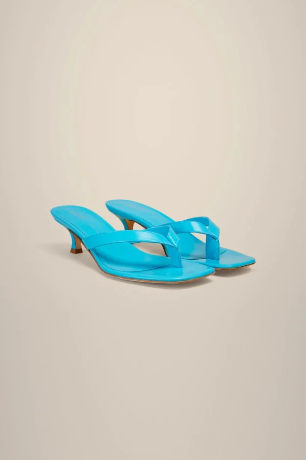 Clearance Liviana conti Mule Infradito Acqua | Cuoio | Nero