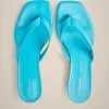 Clearance Liviana conti Mule Infradito Acqua | Cuoio | Nero