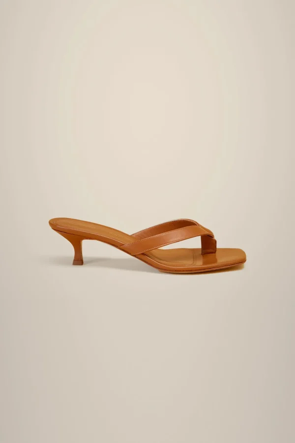 Clearance Liviana conti Mule Infradito Acqua | Cuoio | Nero