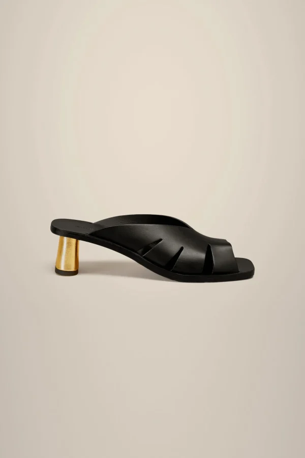 Sale Liviana conti Mule Motivo Cut Out Tajine | Nero