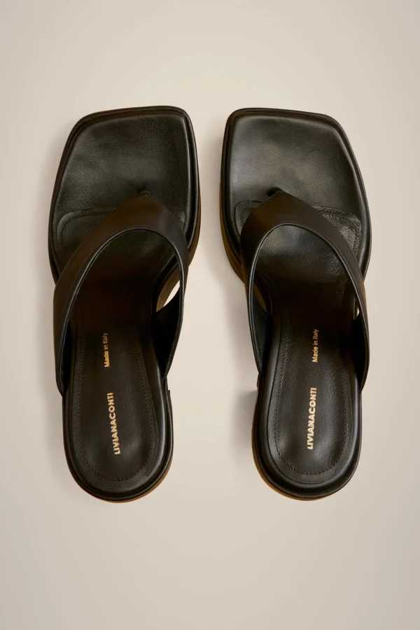 Best Sale Liviana conti Mule Platform Infrad Nero