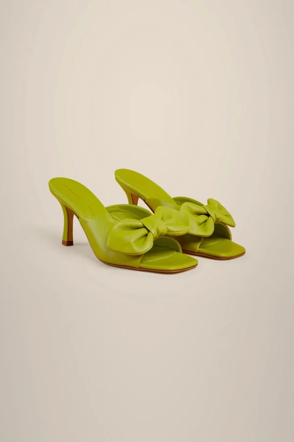 Outlet Liviana conti Mules Fascia Fiocco Clorofilla