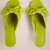 Outlet Liviana conti Mules Fascia Fiocco Clorofilla