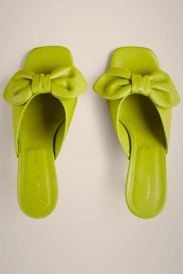 Outlet Liviana conti Mules Fascia Fiocco Clorofilla