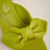 Outlet Liviana conti Mules Fascia Fiocco Clorofilla