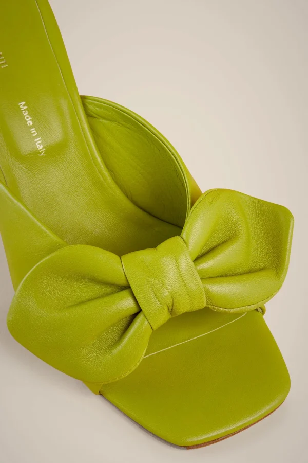 Outlet Liviana conti Mules Fascia Fiocco Clorofilla