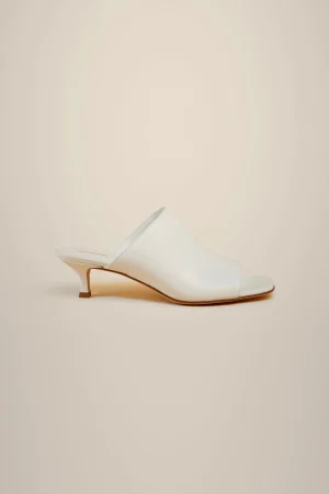Outlet Liviana conti Mules Punta Aperta Bianco | Nero | Argento