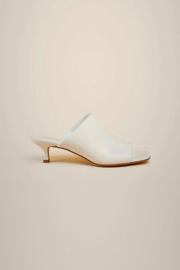 Outlet Liviana conti Mules Punta Aperta Bianco | Nero | Argento