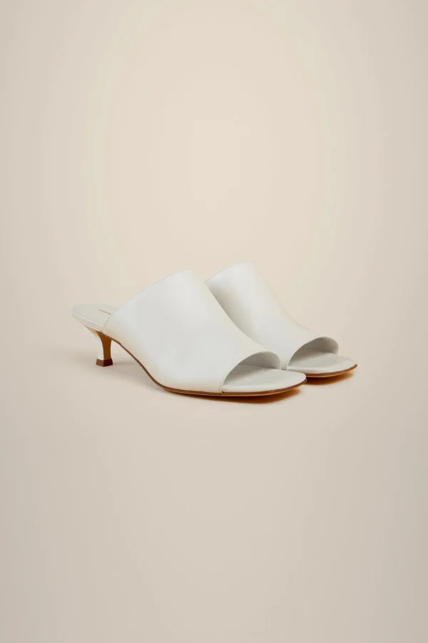 Outlet Liviana conti Mules Punta Aperta Bianco | Nero | Argento