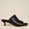 Outlet Liviana conti Mules Punta Aperta Bianco | Nero | Argento
