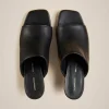 Outlet Liviana conti Mules Punta Aperta Bianco | Nero | Argento