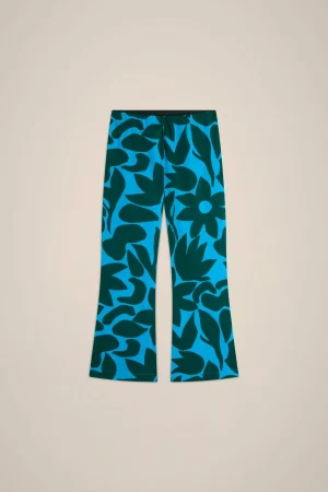 Clearance Liviana conti Pantalone Fiore Stencil Bosco | Venatura Bacca