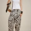 pantalone_0-25.webp Fashion Liviana conti Pantalone Graffito Nero/Bianco