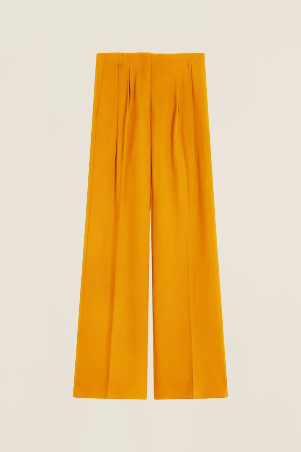pantalone_0-7.webp Discount Liviana conti Pantalone Mango | Notte | Latte D'Avena | Nero