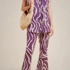 pantalone_2-22.webp Clearance Liviana conti Pantalone Fiore Stencil Bosco | Venatura Bacca