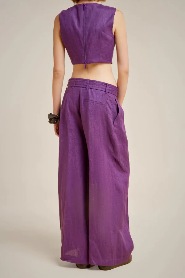 pantalone_2-34.webp Cheap Liviana conti Pantalone Bianco | Bacca | Nero