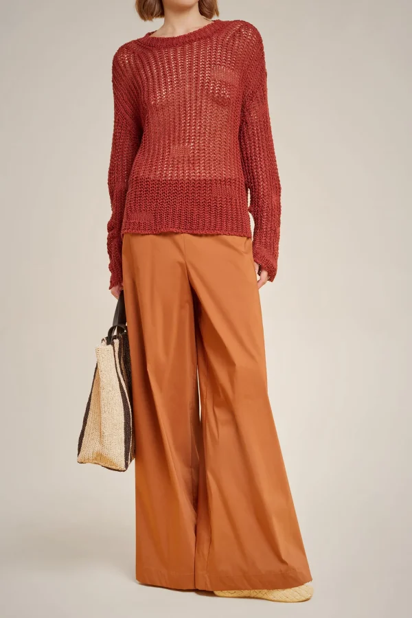 Shop Liviana conti Pantalone Bianco | Corno | Crazy Lemon | Ossido