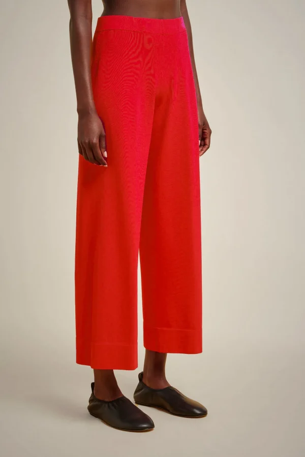 pantalone_bordi_double_1.webp Cheap Liviana conti Pantalone Bordi Double Bianco/Corno | Bacca Di Goji/Fuxia | Notte/Uva | Nero