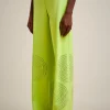 Best Sale Liviana conti Pantalone Con Laser Cyber Lime | Nero