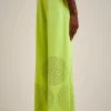 Best Sale Liviana conti Pantalone Con Laser Cyber Lime | Nero