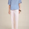 Clearance Liviana conti Pantalone Fascione Bianco | Ossido | Geranio | Notte