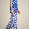 Online Liviana conti Pantalone Jacquard Rete Bianco/Marea