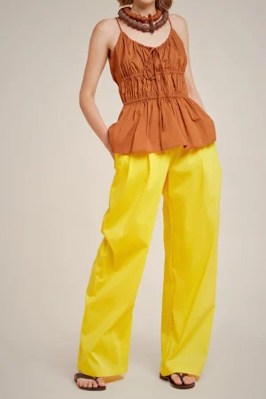 Clearance Liviana conti Pantalone Palazzo Crazy Lemon | Ossido | Nero